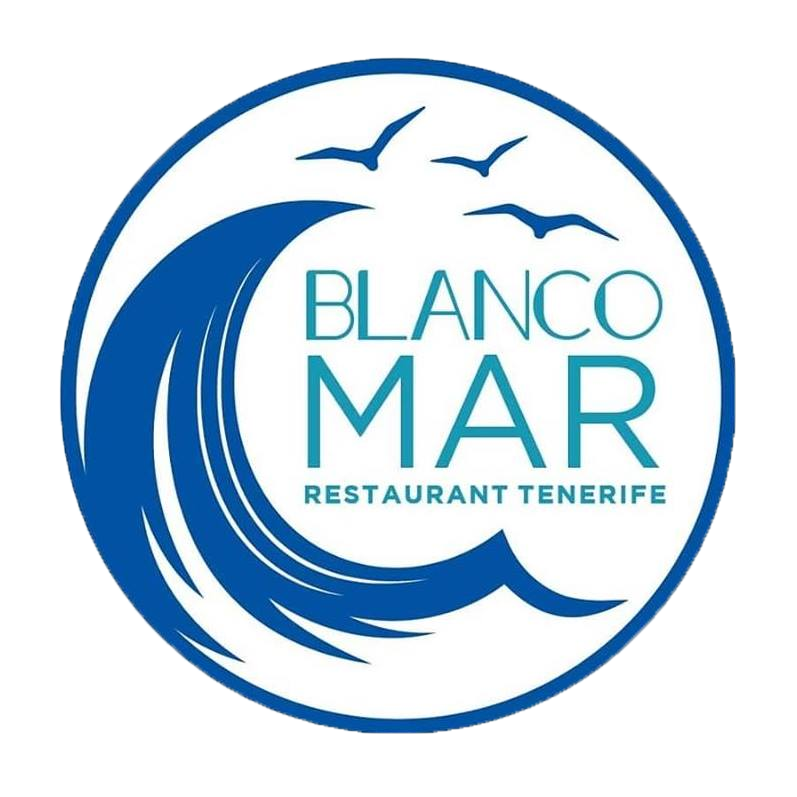 Blanco Mar Restaurante. Pescado fresco y marisco Logo